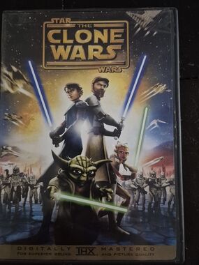 Star Wars: The Clone Wars DVD - Jedi Lightsabers Artwork